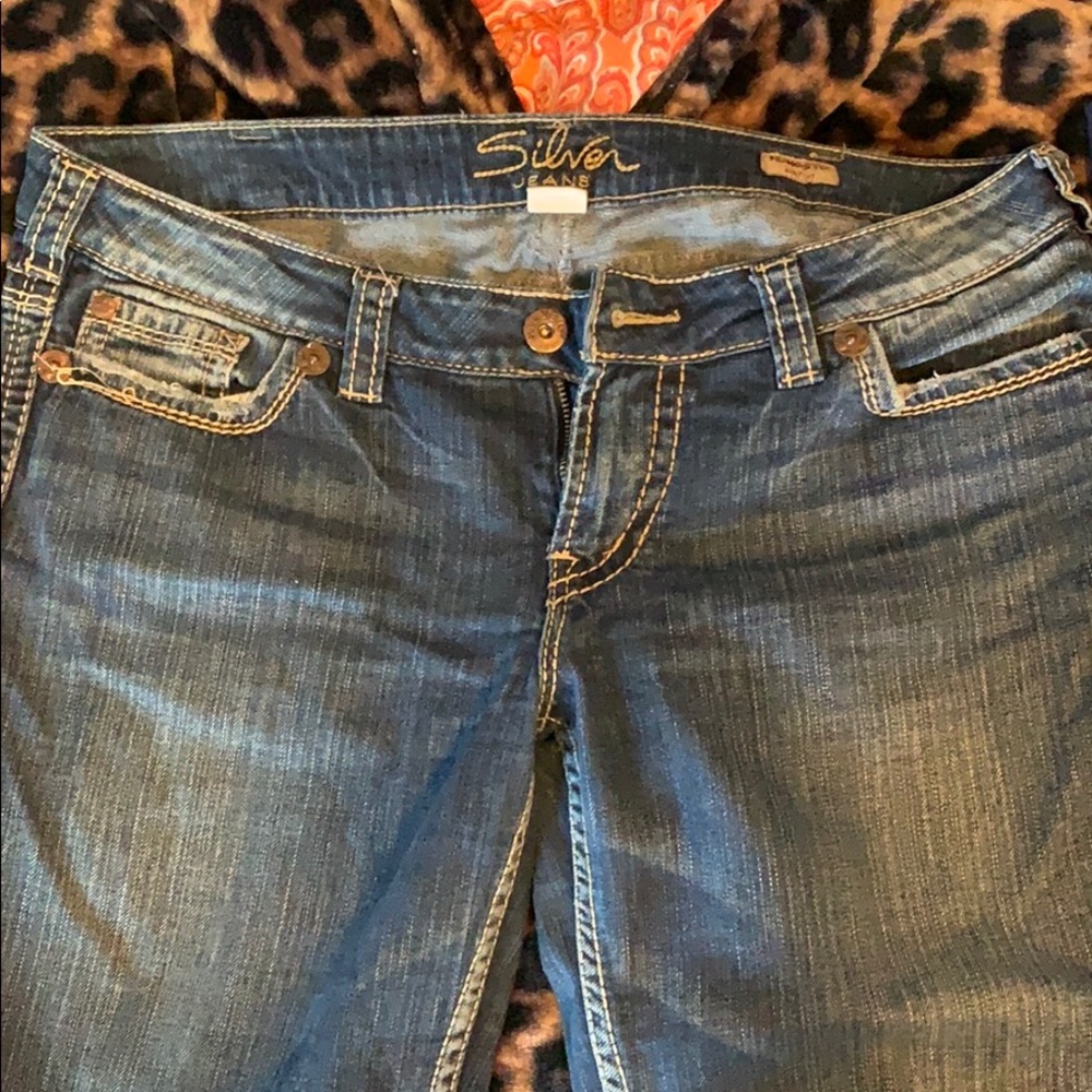 Silver jeans